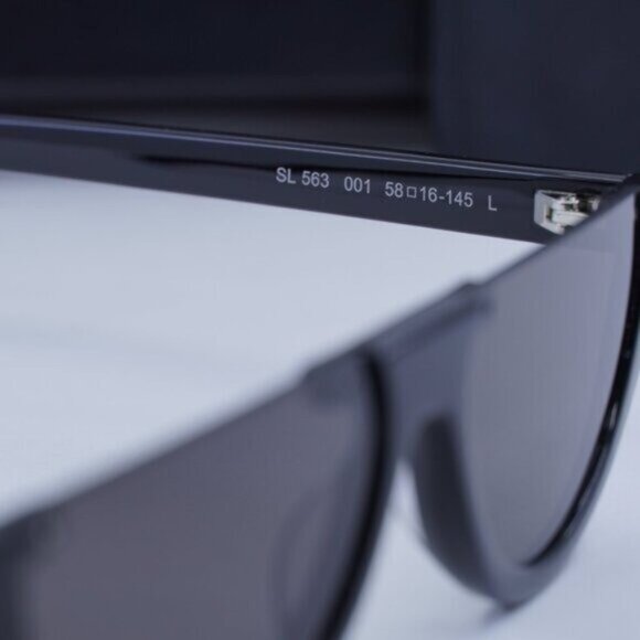 Final Price! Saint Laurent SL563 001 Black/Black Sunglasses main image 6